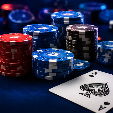 Professional casino games in progress
