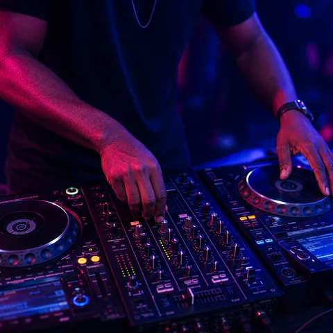 DJ entertainment and dancing