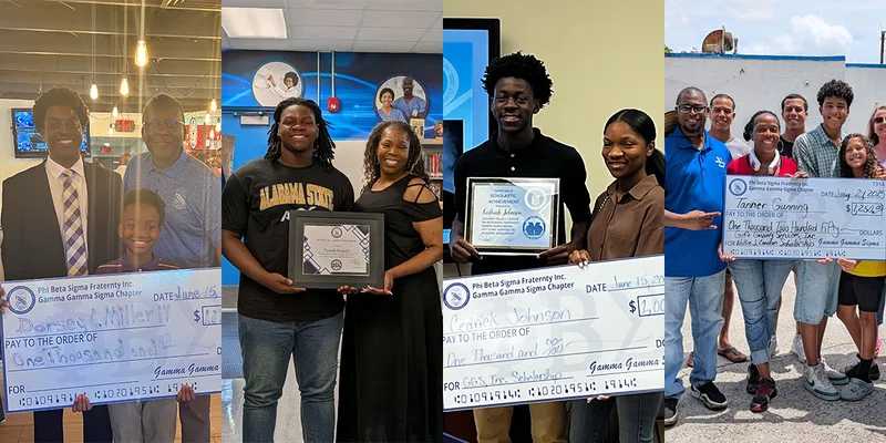 Creating Opportunities Through Education — photo from Gamma Gamma Sigma community service